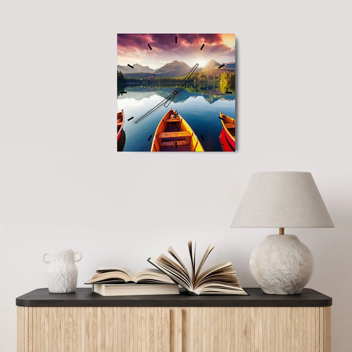 Nástěnné hodiny - Nic proti přírodě - 30x30 cm