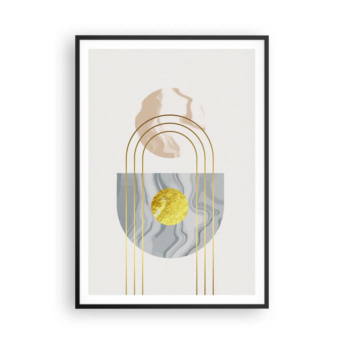 Plakát v černém rámu - Jas a zářivost - 70x100 cm