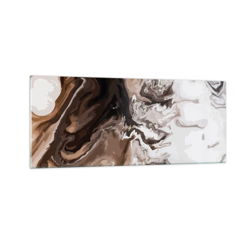 Obraz na skle - Kontrast barev - 100x40 cm