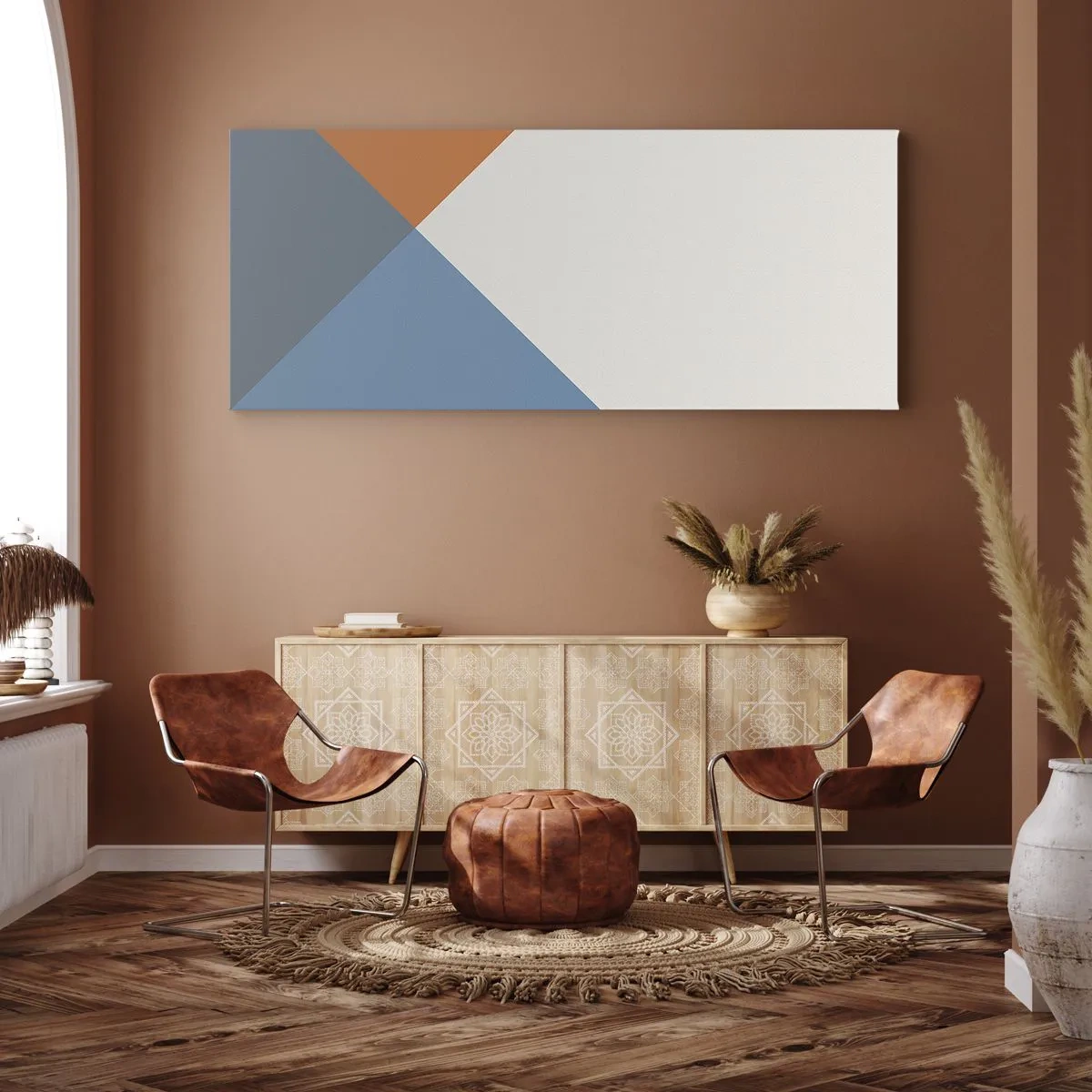 Obraz na plátně - Pod úhlem… - 100x40 cm