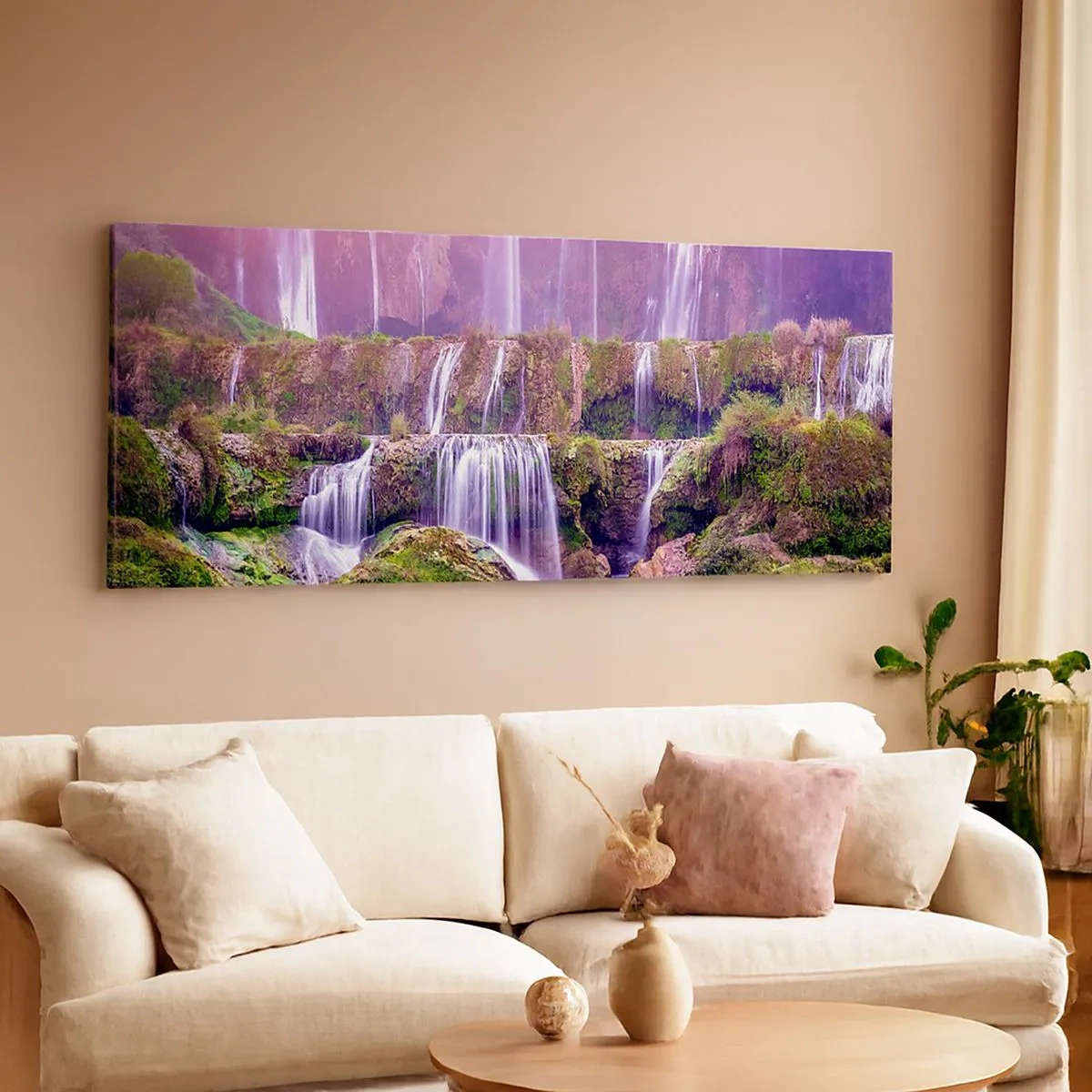 Obraz na plátně - Schody do nebe - 100x40 cm