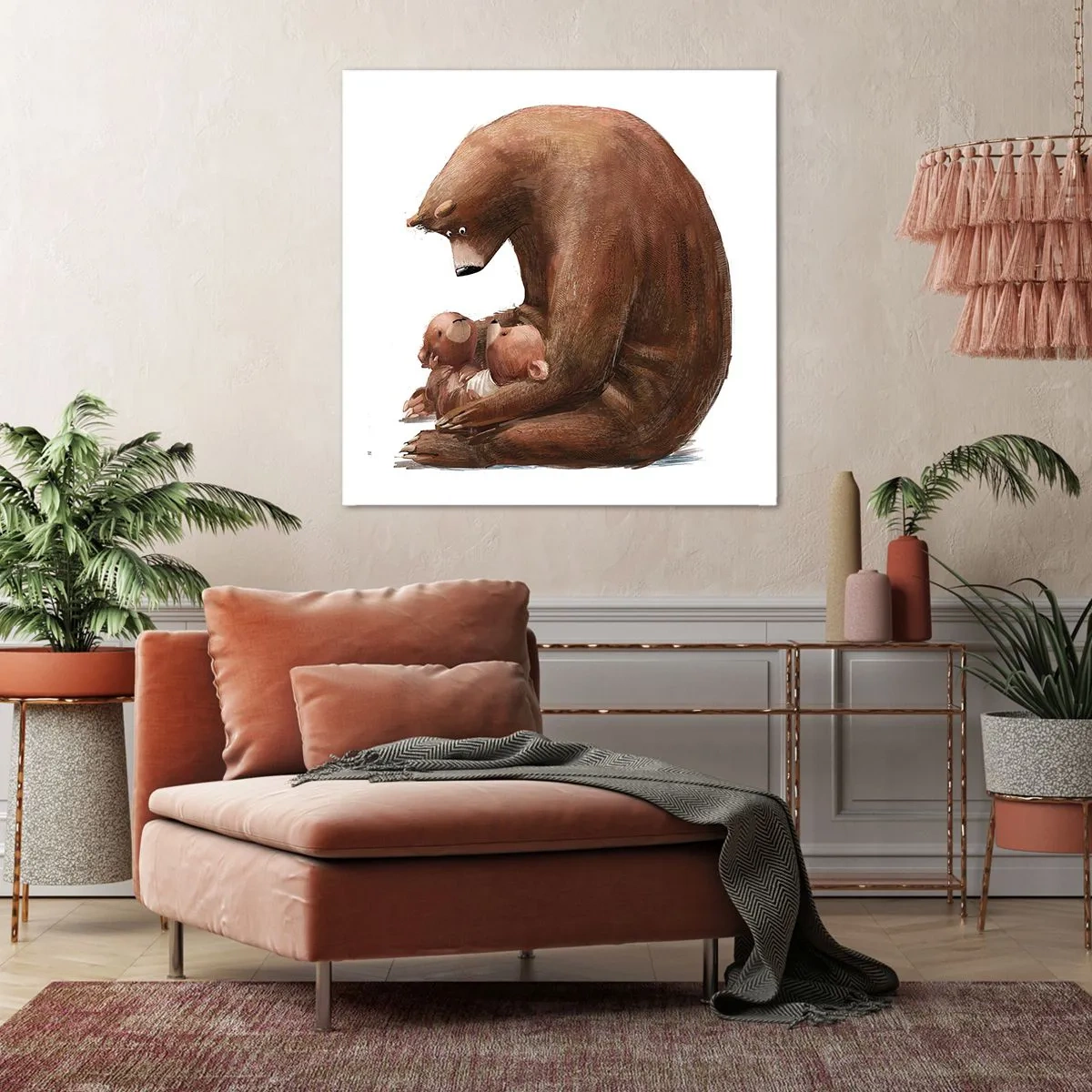 Obraz na plátně - Sladké sny, děti - 40x40 cm