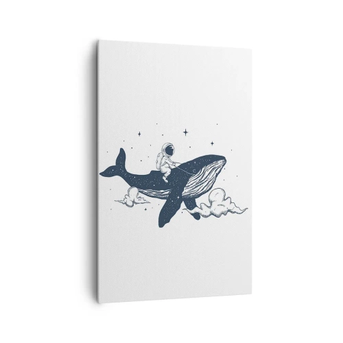 Obraz na plátně - Vesmírné dobrodružství - 80x120 cm