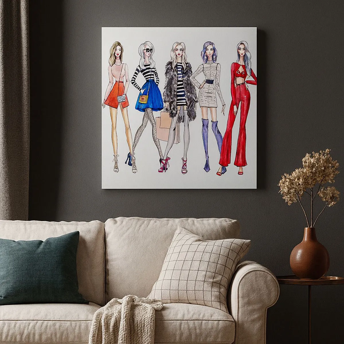 Obraz na plátně - Every week Fashion Week - 30x30 cm