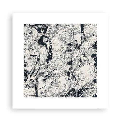 Plakát - Prolínání protikladů - 30x30 cm