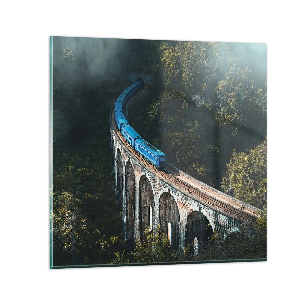 Obraz na skle - Přitažlivost přírody - 70x70 cm