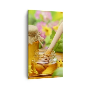 Obraz na plátně - Sladce a květinově - 45x80 cm