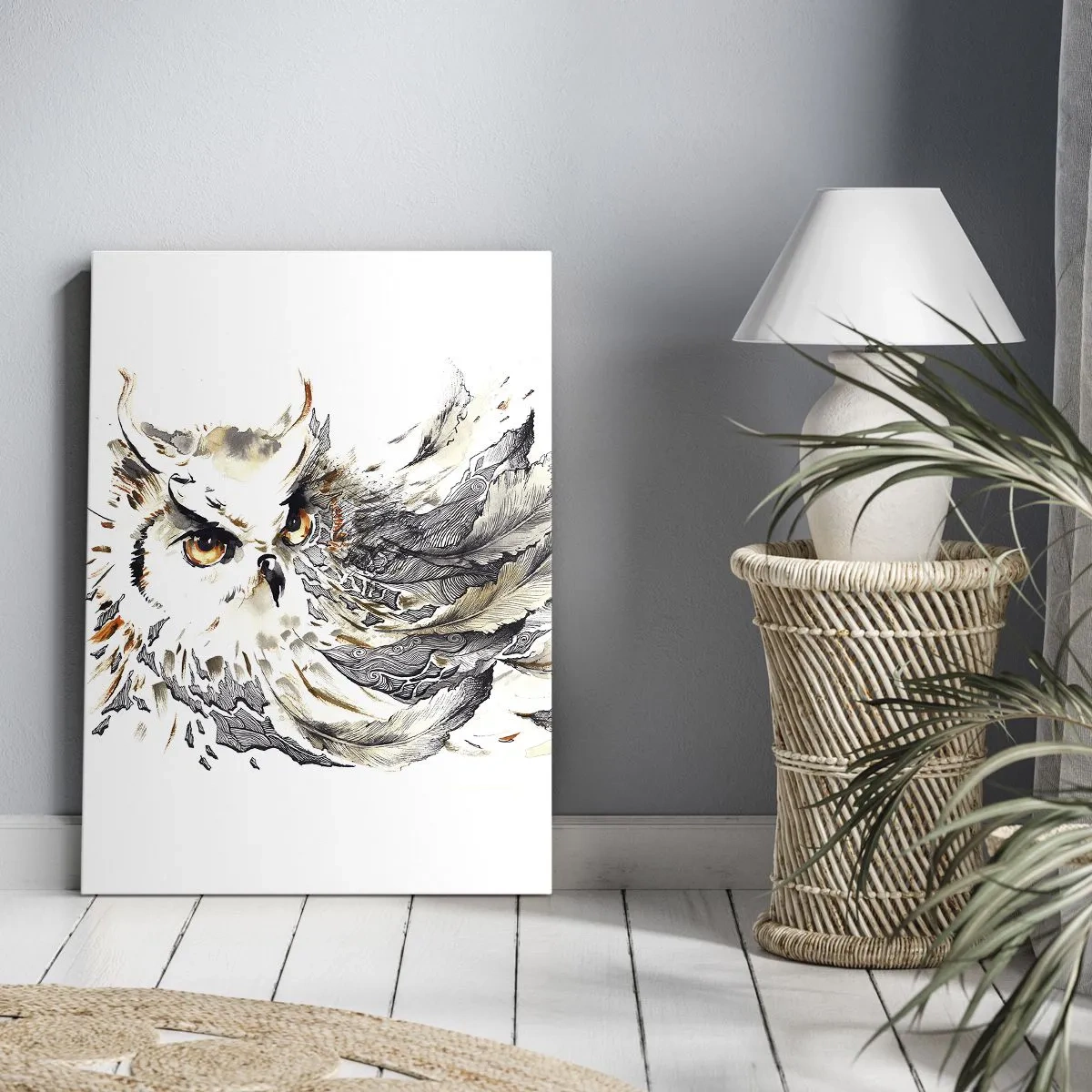 Obraz na plátně - Přišla ze světa kouzel - 45x80 cm