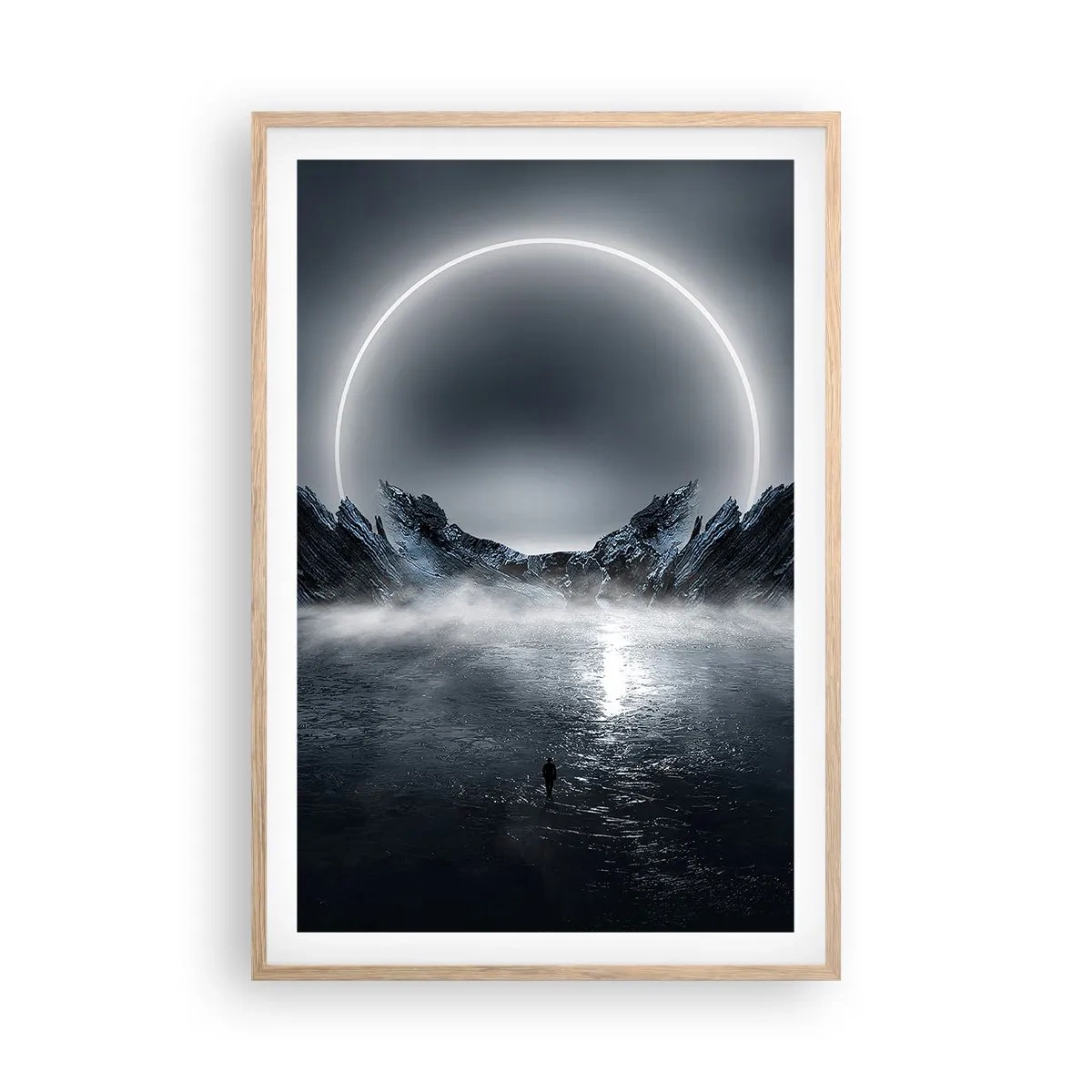 Plakát v rámu světlý dub - Finále příběhu - 61x91 cm