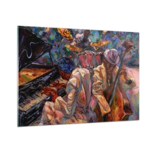 Obraz na skle - V jednom rytmu - 100x70 cm