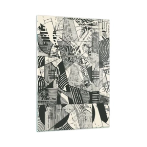 Obraz na skle - Dynamika současnosti - 50x70 cm
