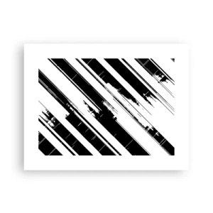 Plakát - Intenzivní a dynamická kompozice - 40x30 cm