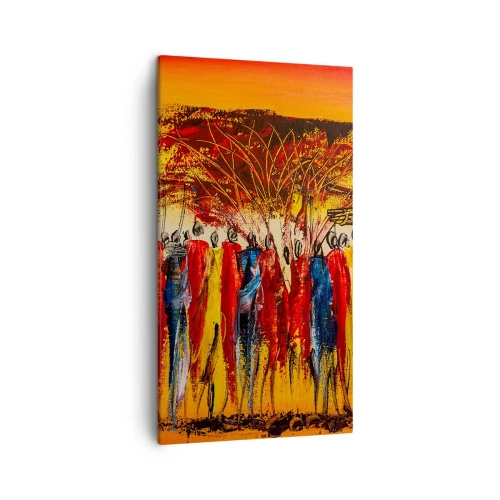 Obraz na plátně - Tam, tam, tam, tam jdou - 45x80 cm