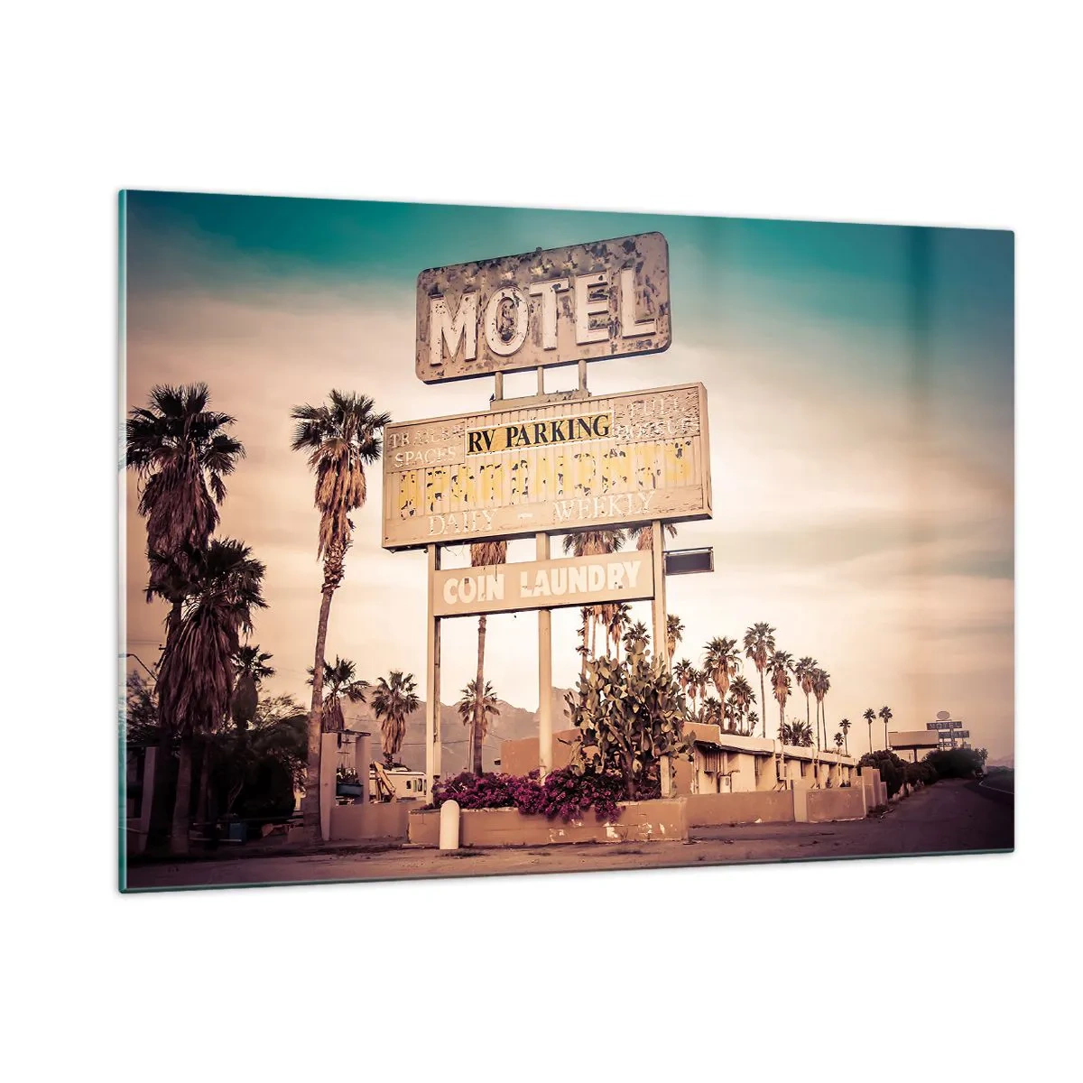 Obraz na skle - Zde se zastavil čas - 120x80 cm