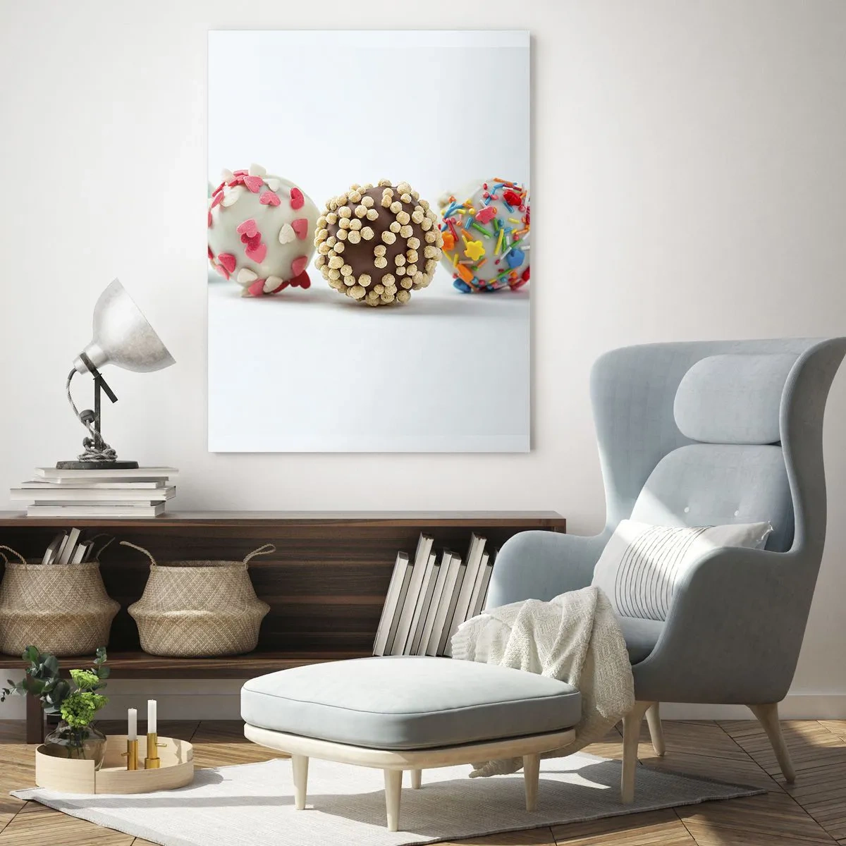 Obraz na skle - Život může být sladký - 50x70 cm
