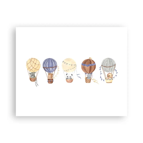 Plakát - Přátelé na cestách - 50x40 cm