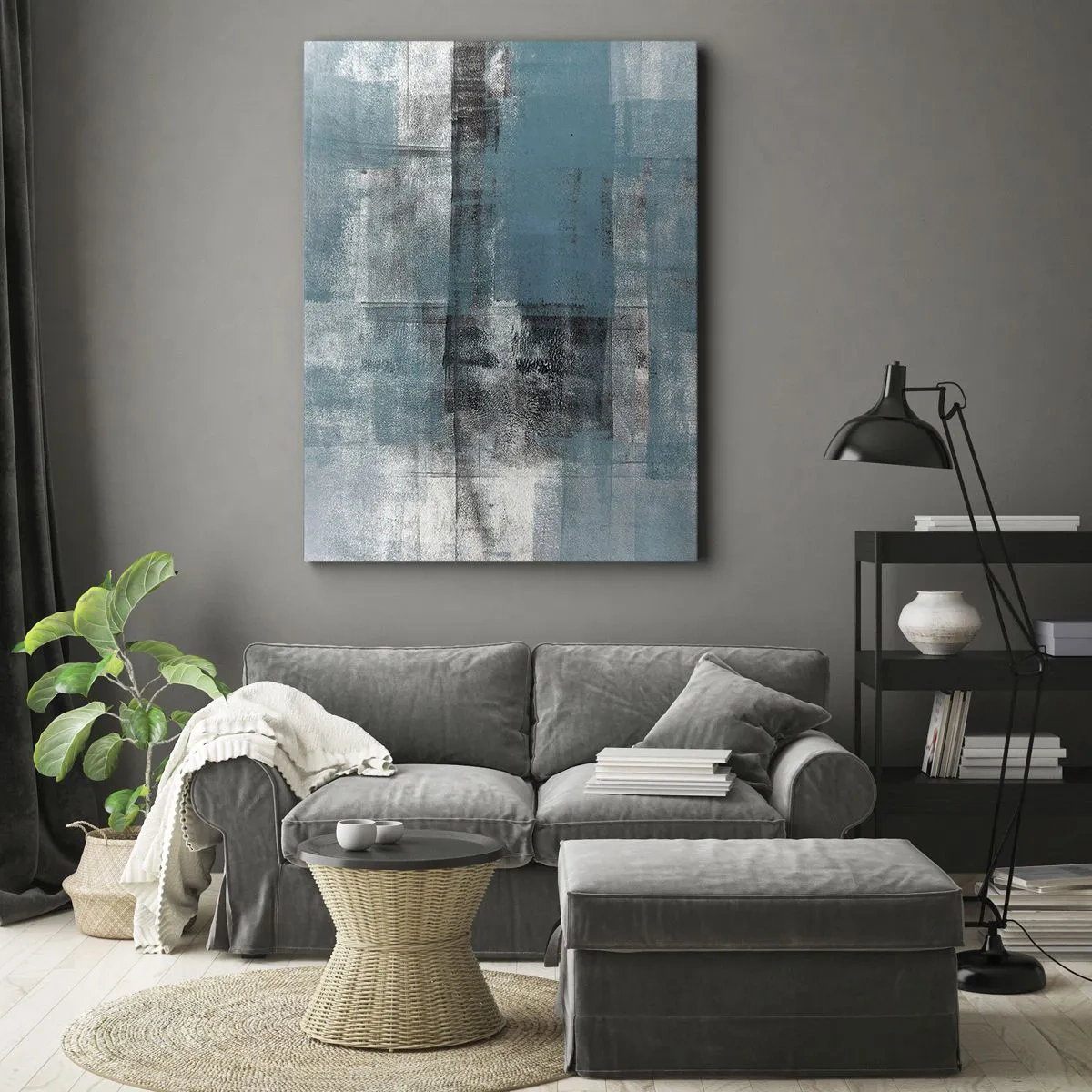 Obraz na plátně - Voda a vzduch - 50x70 cm