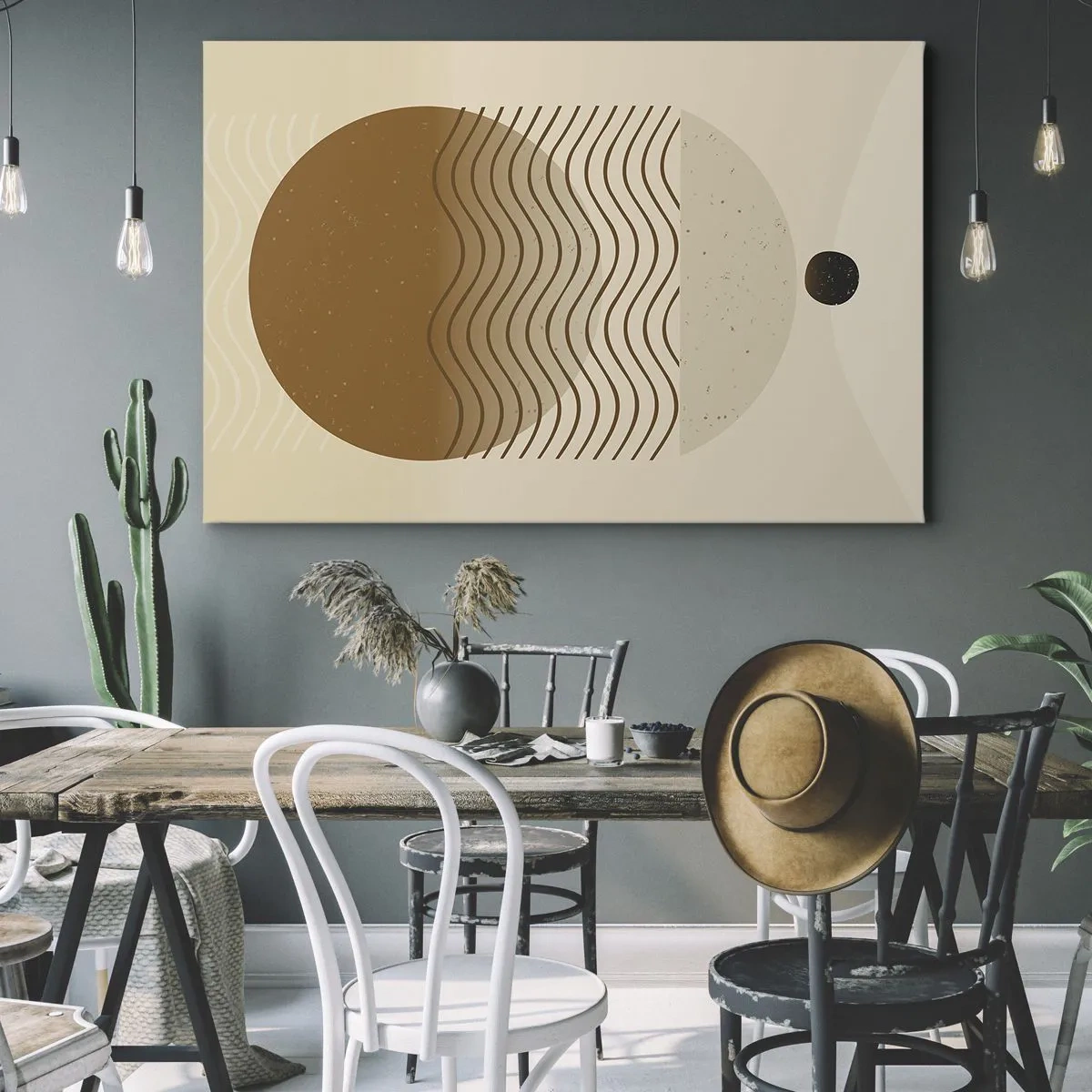 Obraz na plátně - O původu geometrických obrazců - 100x70 cm