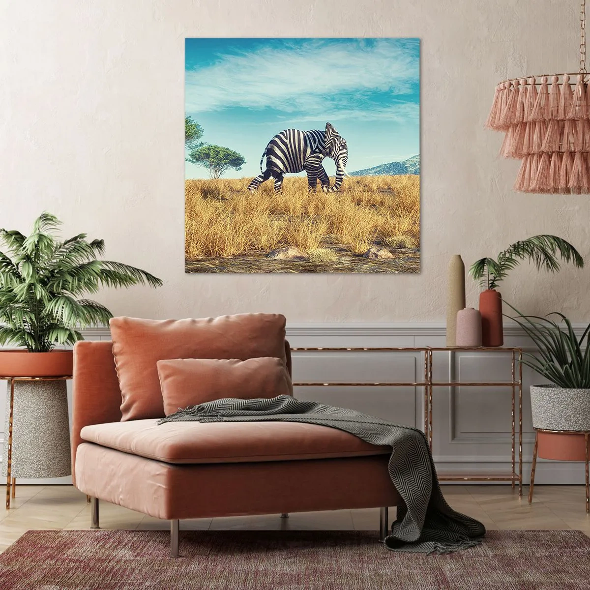 Obraz na plátně - Šedá už není v módě - 60x60 cm