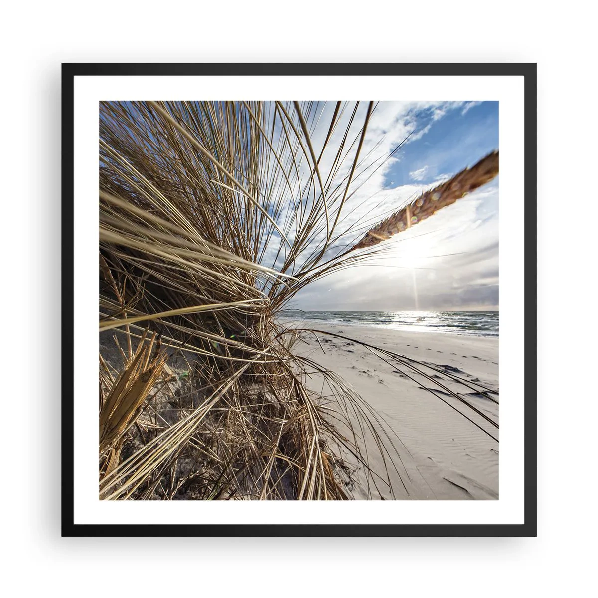 Plakát v černém rámu - Setkání živlů - 60x60 cm