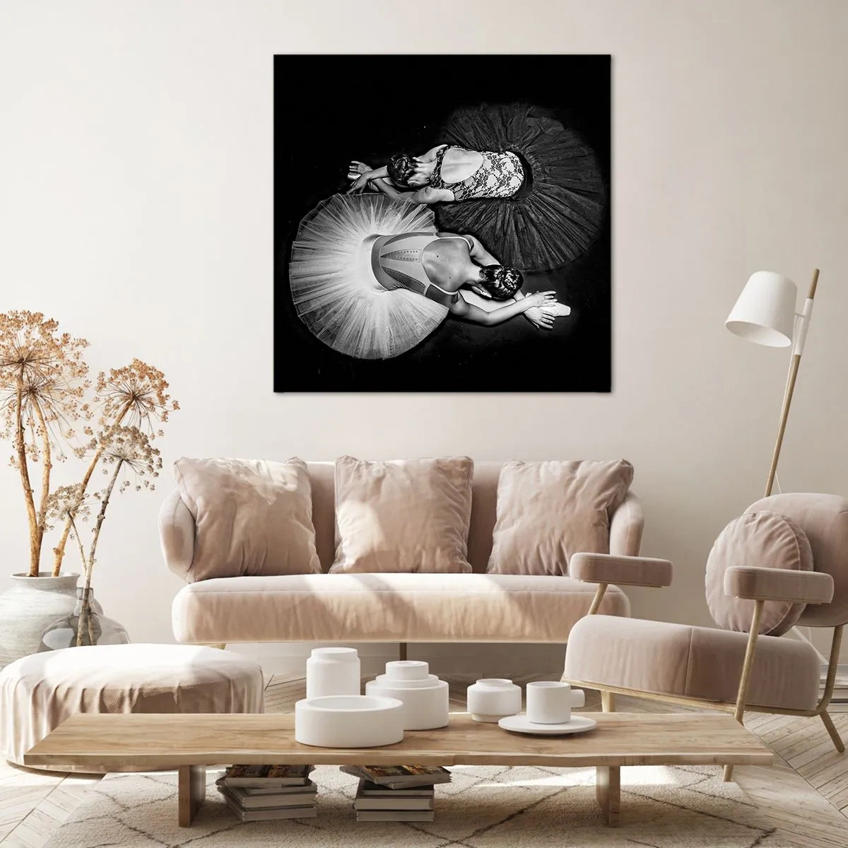 Obraz na plátně - Jin a jang – dokonalá rovnováha - 60x60 cm