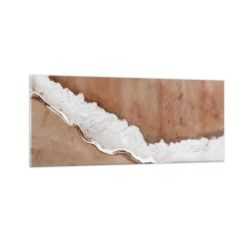 Obraz na skle - V zemitých barvách - 100x40 cm