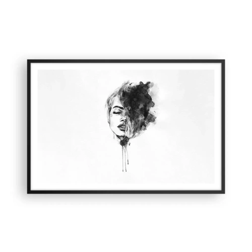 Plakát v černém rámu - O čem sní dívka - 91x61 cm