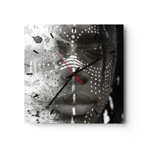 Nástěnné hodiny - Objev původního ducha - 40x40 cm