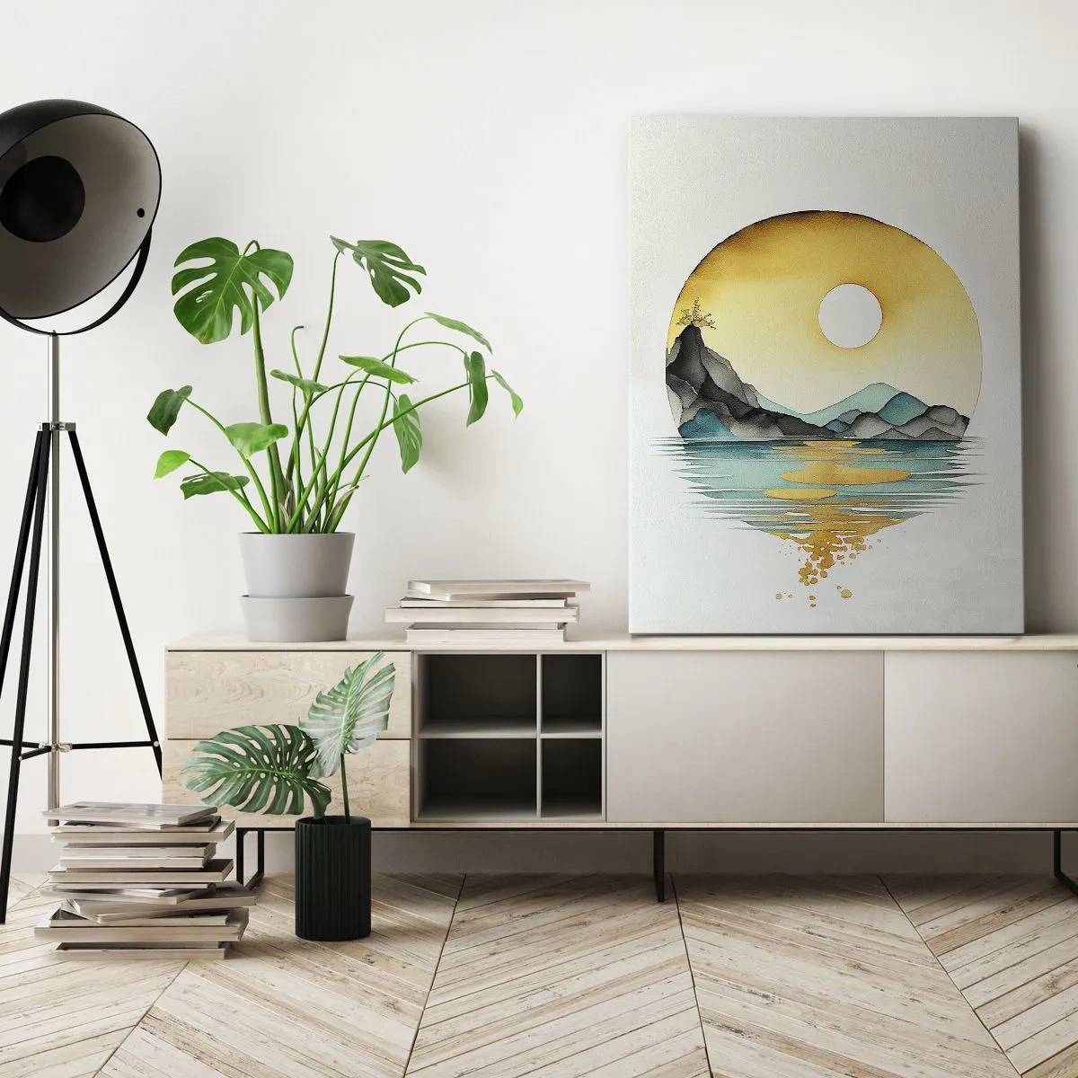 Obraz na plátně - V kruhu krásy - 50x70 cm
