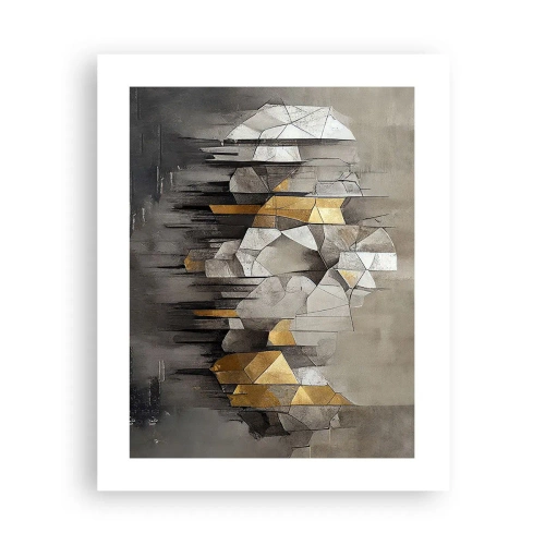 Plakát - Kompozice z ledu a světla - 40x50 cm