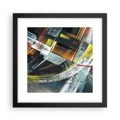 Plakát v černém rámu - Energie pohybu - 30x30 cm