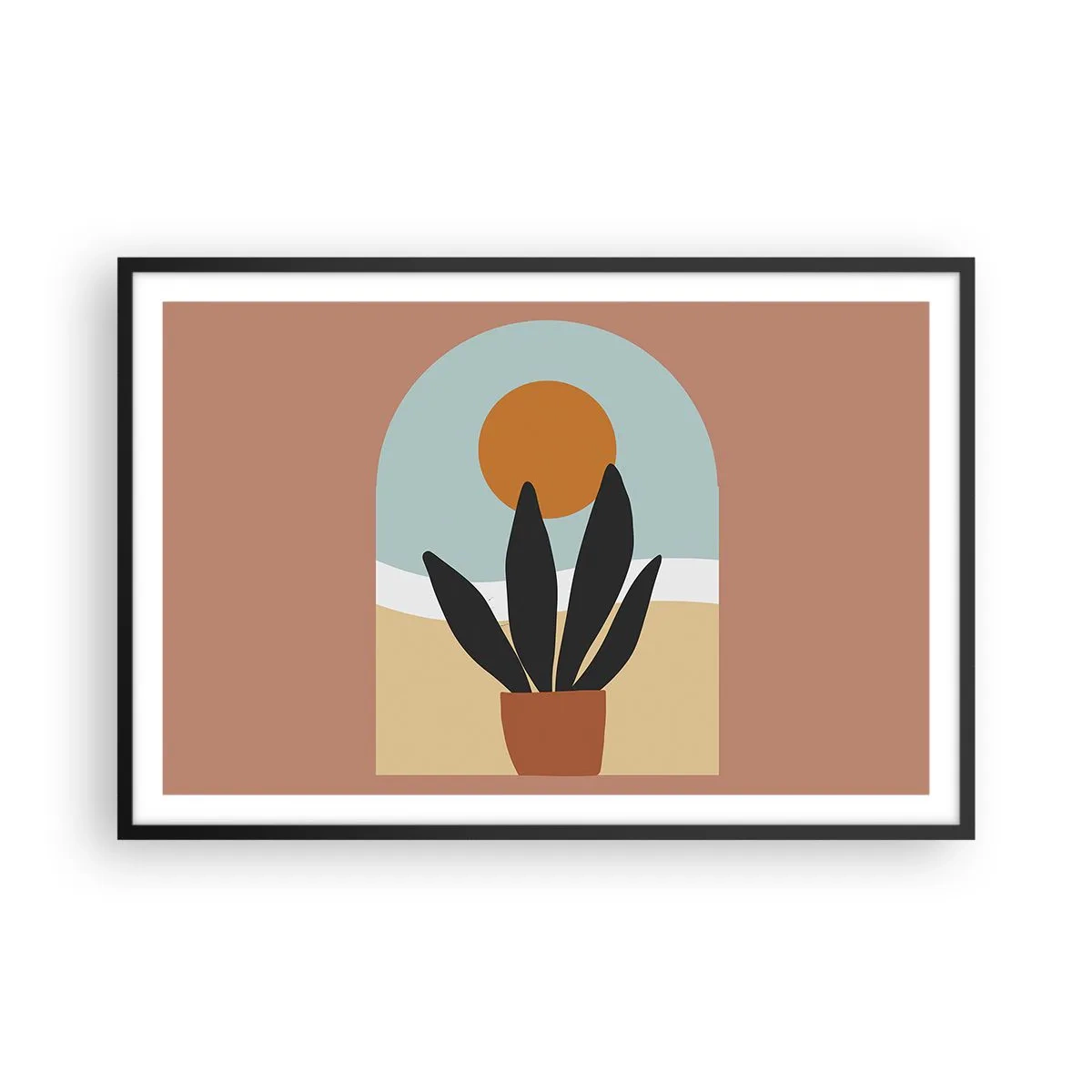 Plakát v černém rámu - Malé radosti - 91x61 cm