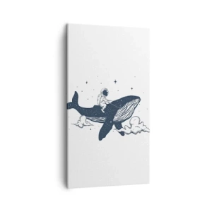 Obraz na plátně - Vesmírné dobrodružství - 45x80 cm