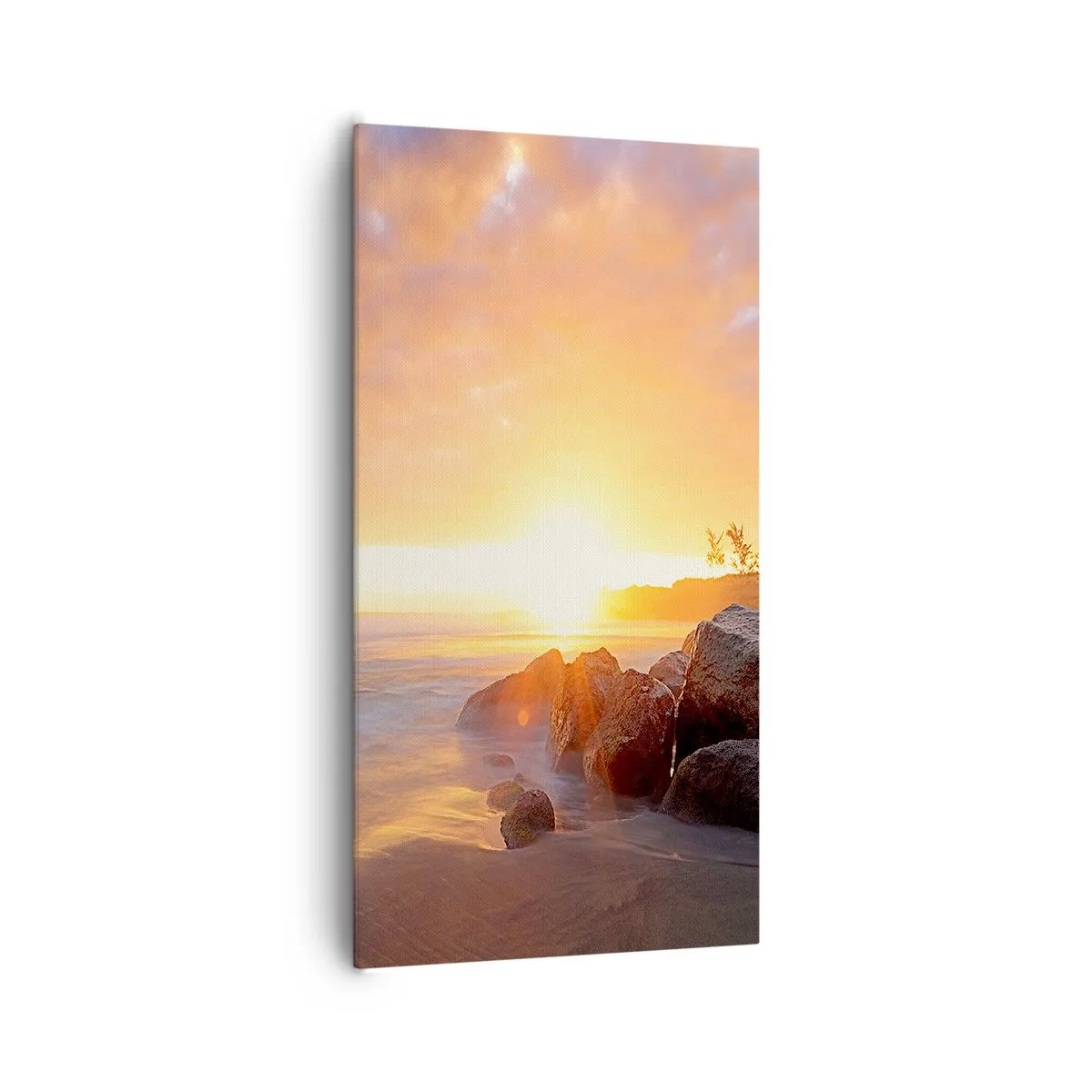 Obraz na plátně - Světlý večerní vánek - 65x120 cm