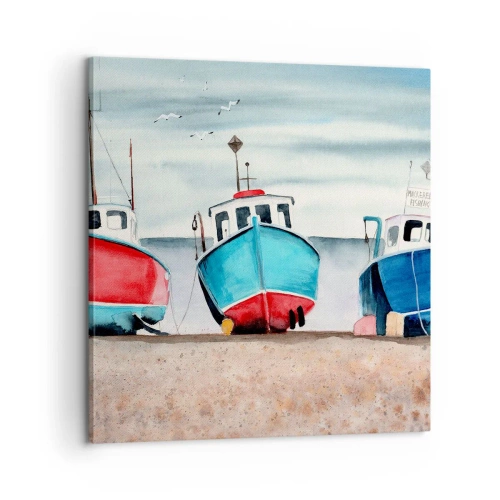 Obraz na plátně - Připravené na úlovek - 60x60 cm