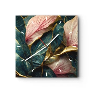 Nástěnné hodiny - Přirozená elegance a styl - 40x40 cm