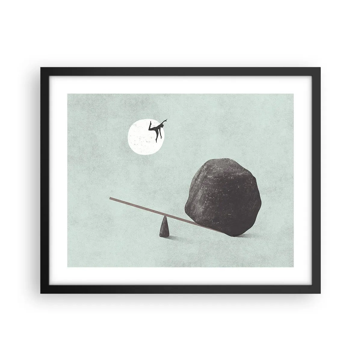 Plakát v černém rámu - Splněný sen - 50x40 cm