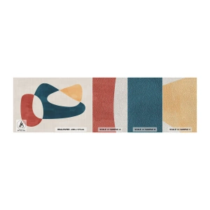 Vzor Fototapety Premium Canvas - Vlivy a metamorfózy - Kus, Tvary, Minimalistický - 100x30 cm