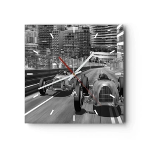 Nástěnné hodiny - Kdysi dávno v Monte Carlu - 40x40 cm