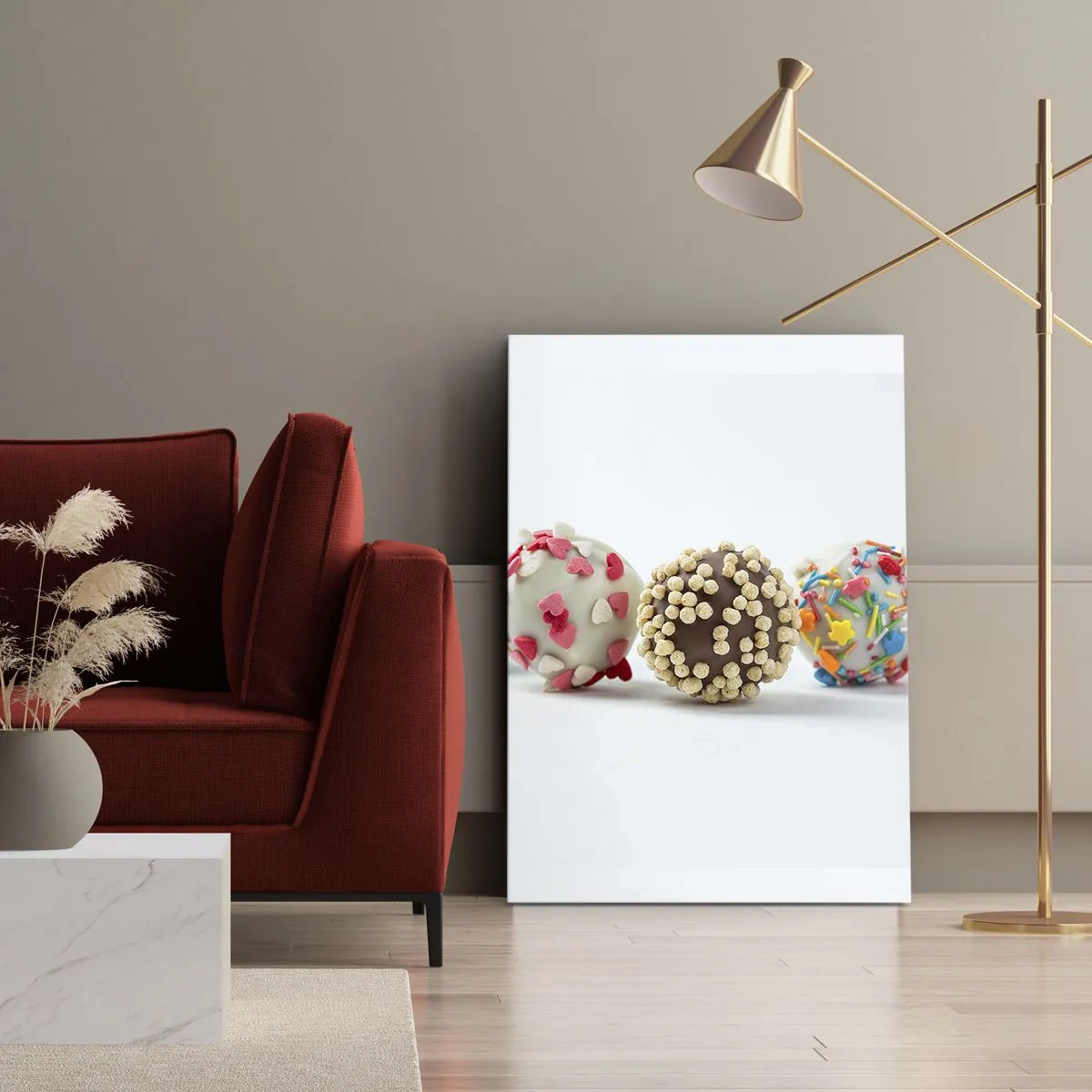 Obraz na plátně - Život může být sladký - 45x80 cm