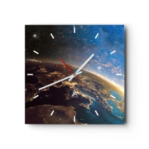 Nástěnné hodiny - Podívejme se na sebe s odstupem - 30x30 cm