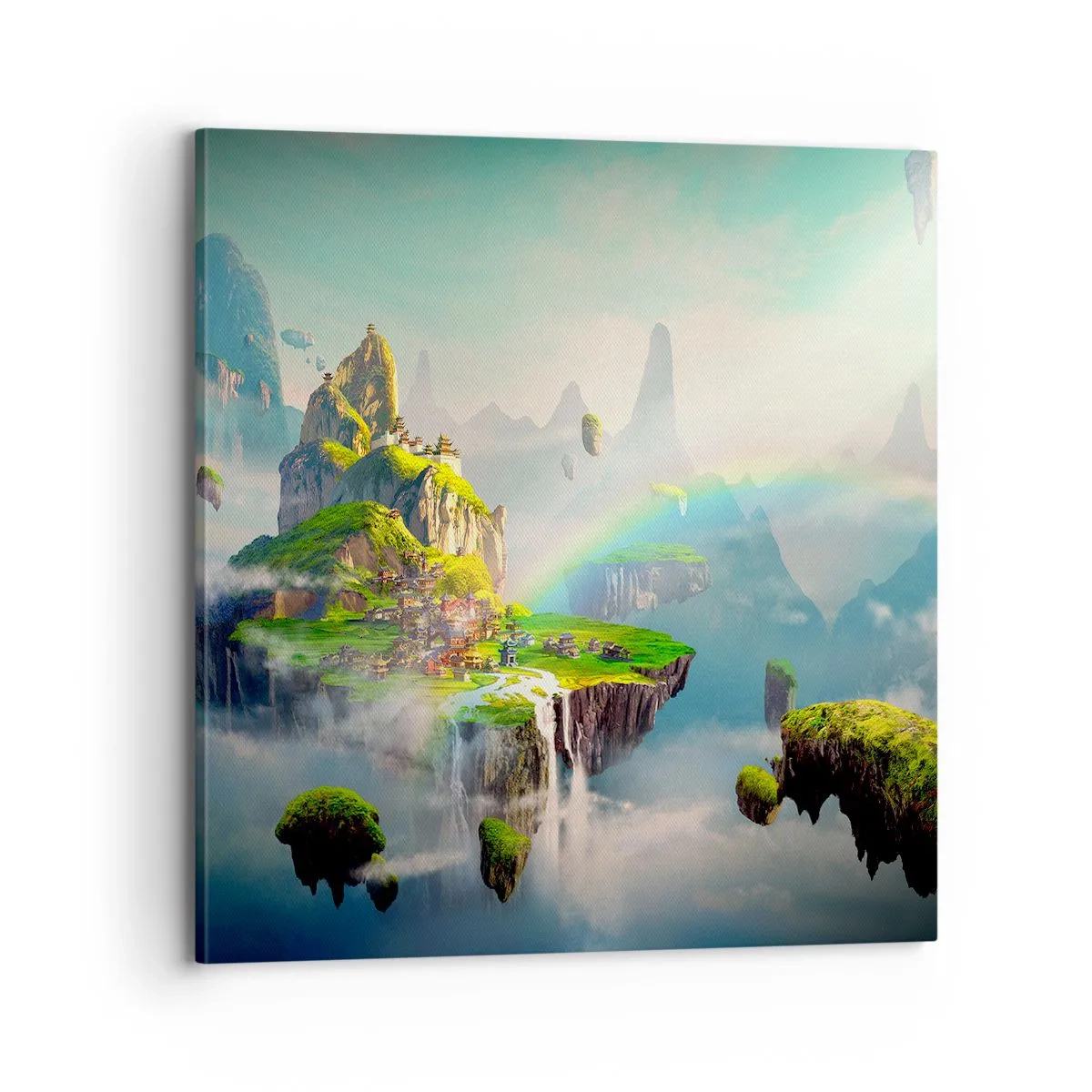 Obraz na plátně - Uprostřed nebe - šťastné ostrovy - 70x70 cm