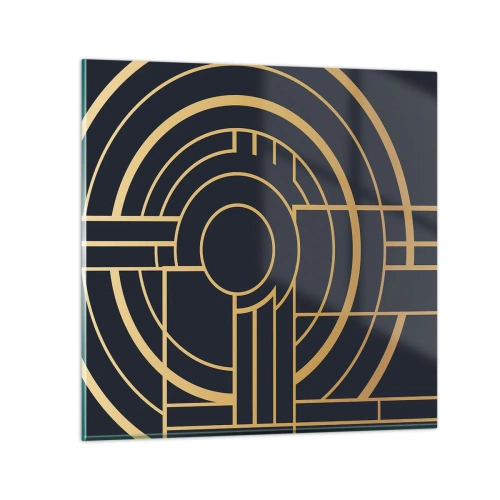 Obraz na skle - Obraty události - 50x50 cm