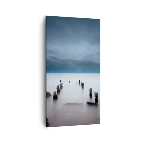 Obraz na plátně - Zamyšlené jezero - 55x100 cm