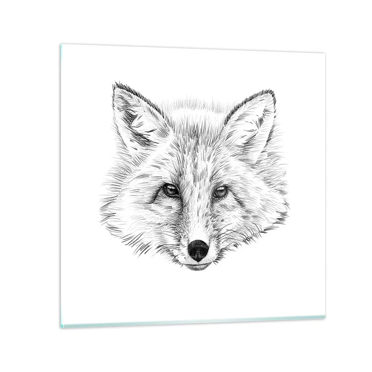 Obraz na skle - Mohou tyto oči lhát? - 70x70 cm
