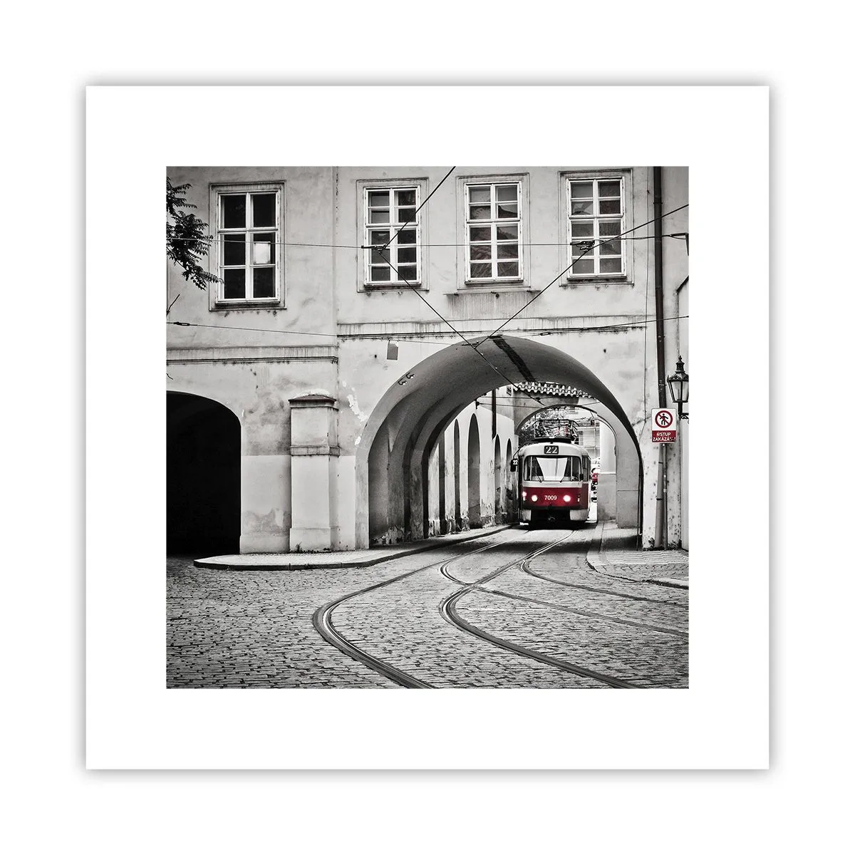 Plakát - Městským labyrintem - 30x30 cm