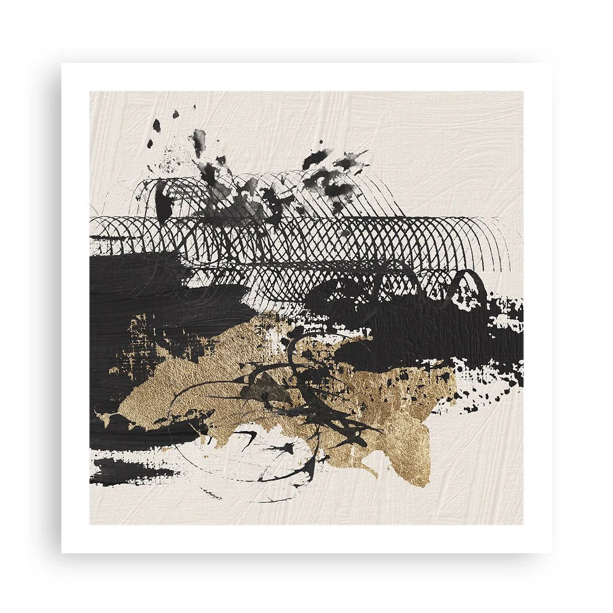 Plakát - Kompozice s vášní - 60x60 cm