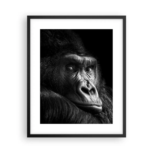 Plakát v černém rámu - Na co tak koukáš? - 40x50 cm