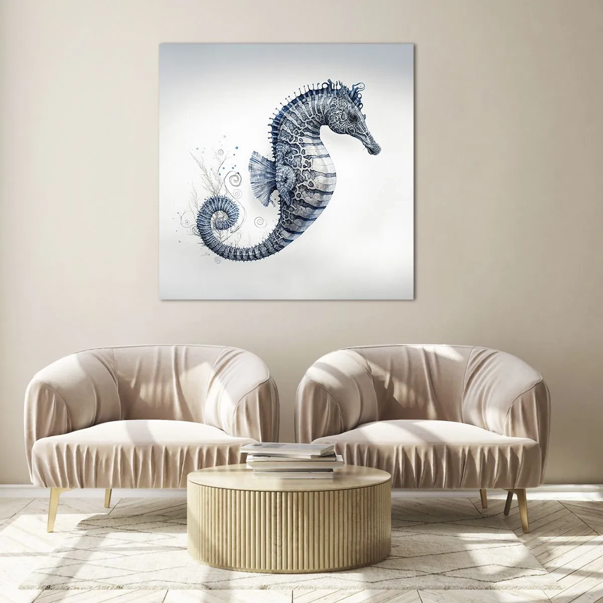 Obraz na skle - Jemný vtip přírody - 60x60 cm