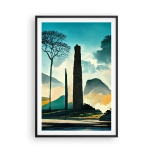 Plakát v černém rámu - Výš a výš - 61x91 cm